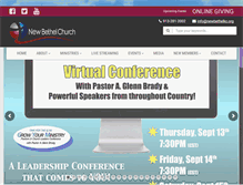 Tablet Screenshot of newbethelkc.org